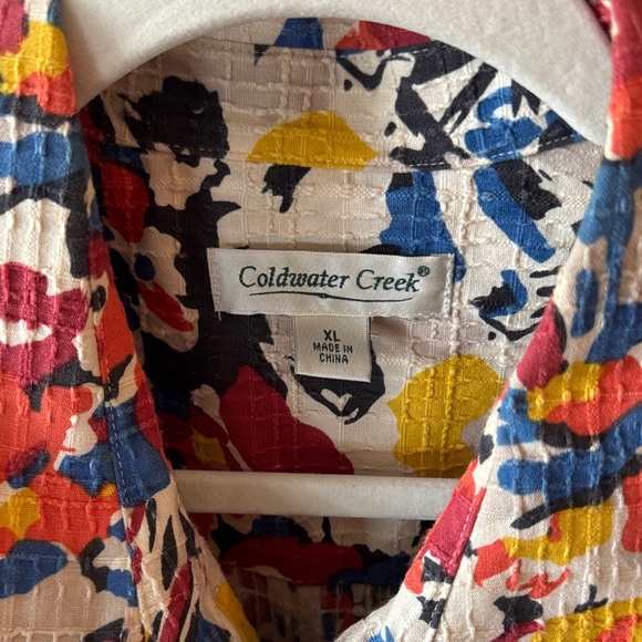 Coldwater Creek Multicolor Floral Jacket Women's 1x - Picture 2 of 4